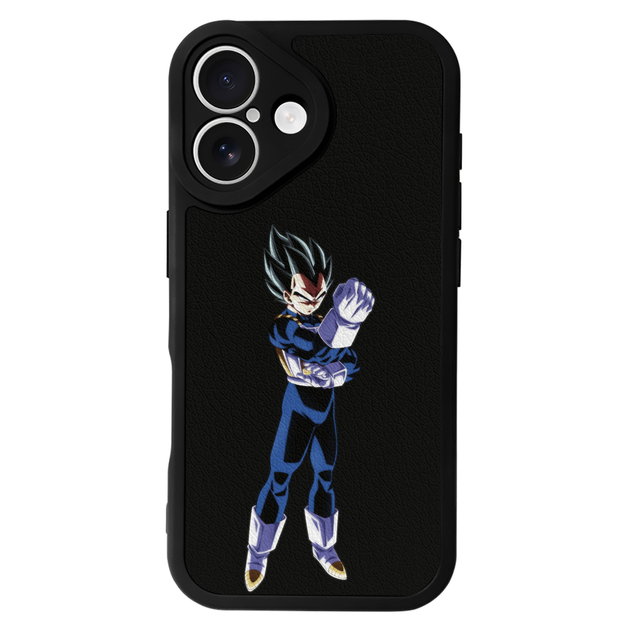 （画像用） ドラゴンボール ベジータ四世（Bejīta Yonsei）DRAGON BALL Vegeta IV 【iPhone 16シリーズ対応】シリコンスマホケース（レザー調） 材質：シリコン